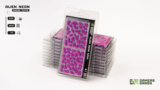 Gamers Grass Tufts Alien Neon (4mm Wild)