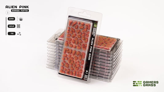 Gamers Grass Tufts Alien Pink (6mm Wild)