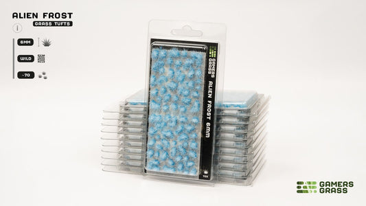 Gamers Grass Tufts Alien Frost (6mm Wild)