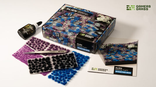 Gamers Grass Tuft Stater Box Alien Grass