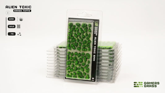 Gamers Grass Tufts Alien Toxic (6mm Wild)