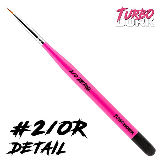 Turbo Dork Brush Fauxlinsky Detail (#2/0 Round)