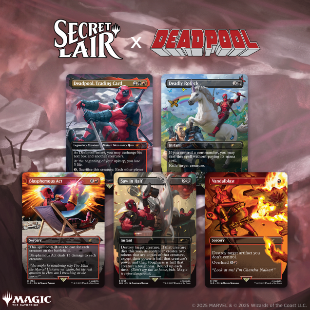 Magic the Gathering Secret Lair Drop x Marvel's Deadpool (Non-Foil)