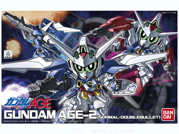 Gunpla Mobile Suit Super Deformed Gundam SDW Heroes BB Gundam AGE-2 [Normal.Doublebullet]