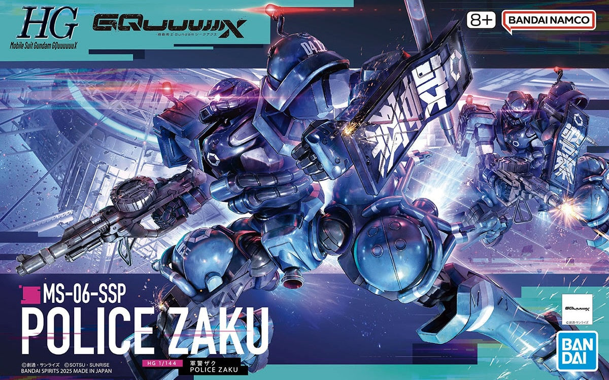 Gunpla Mobile Suit Gundam GQuuuuuuX MS-06-SSP Military Police Zaku (HG 1/144)