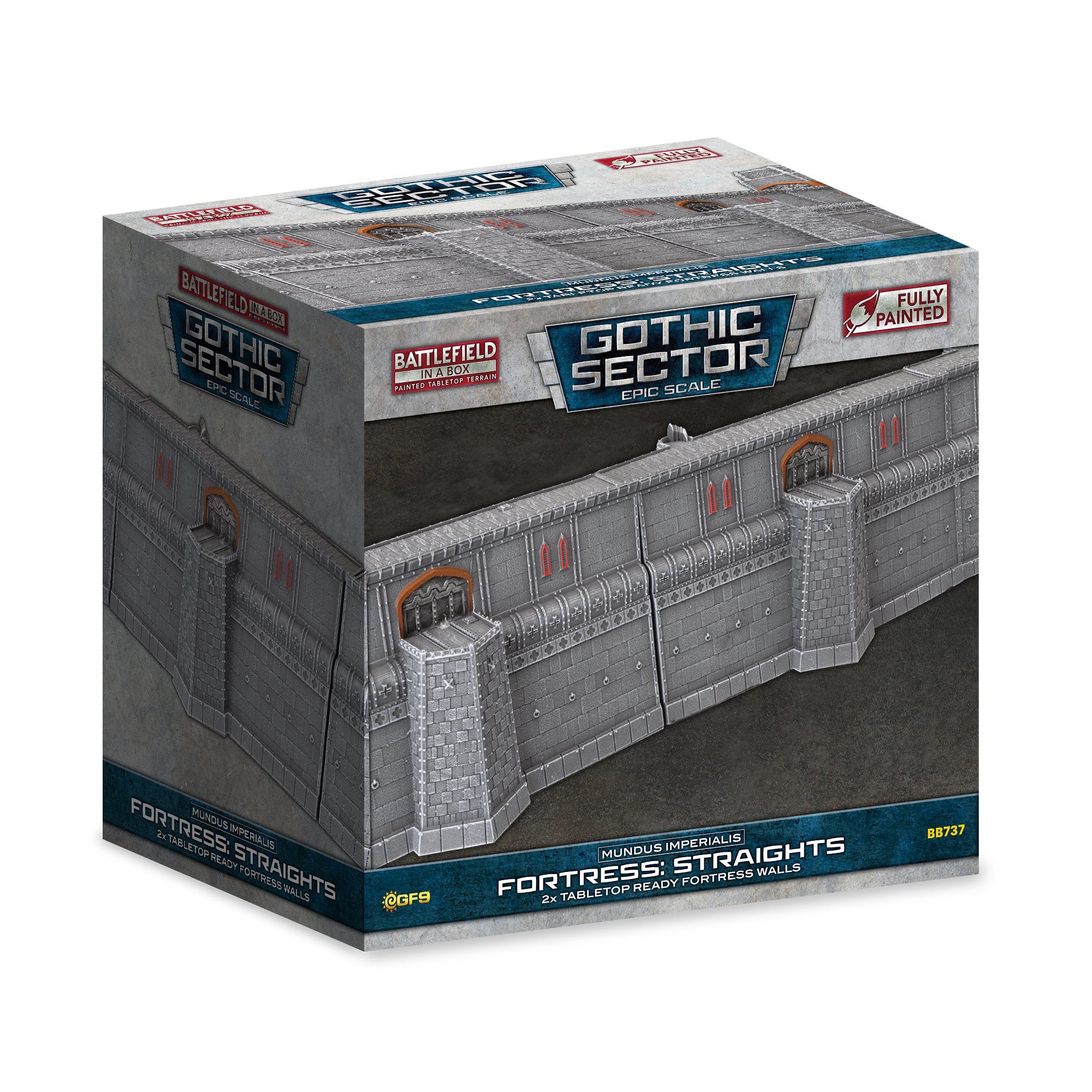 Battlefield in a Box Gothic Sector Fortress Straights
