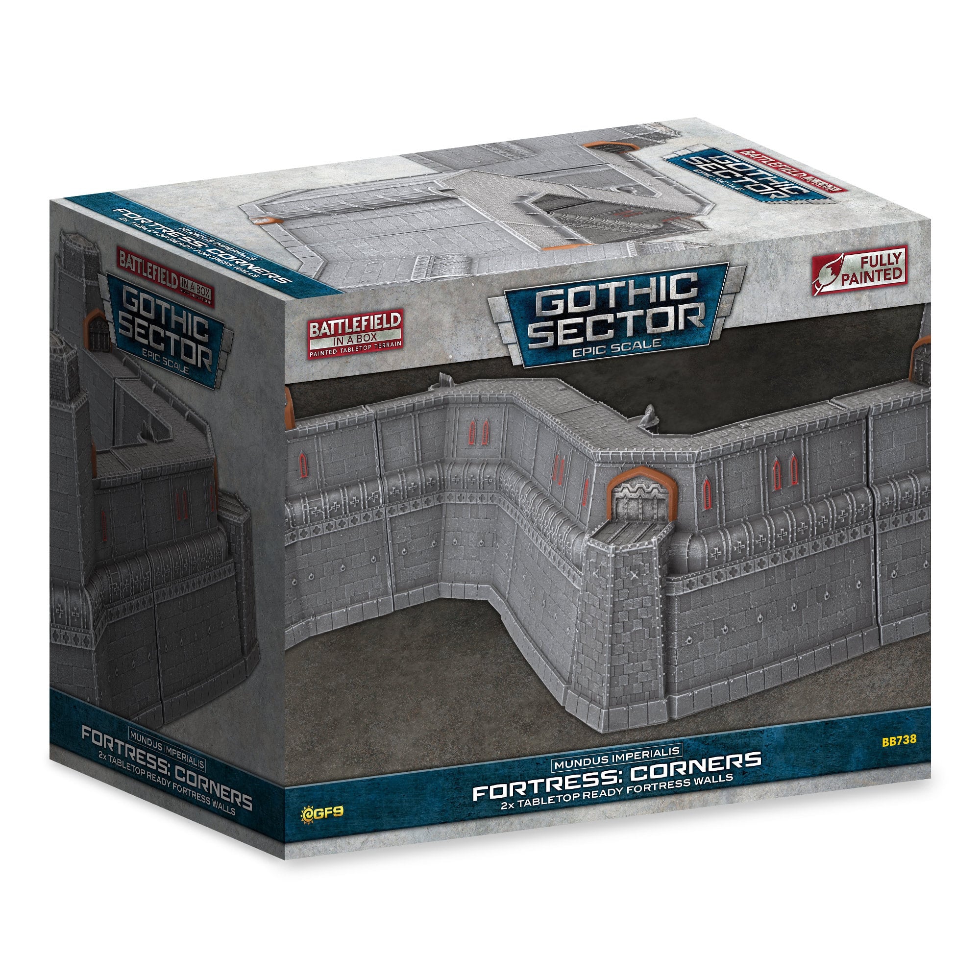 Battlefield in a Box Gothic Sector Fortress Corners