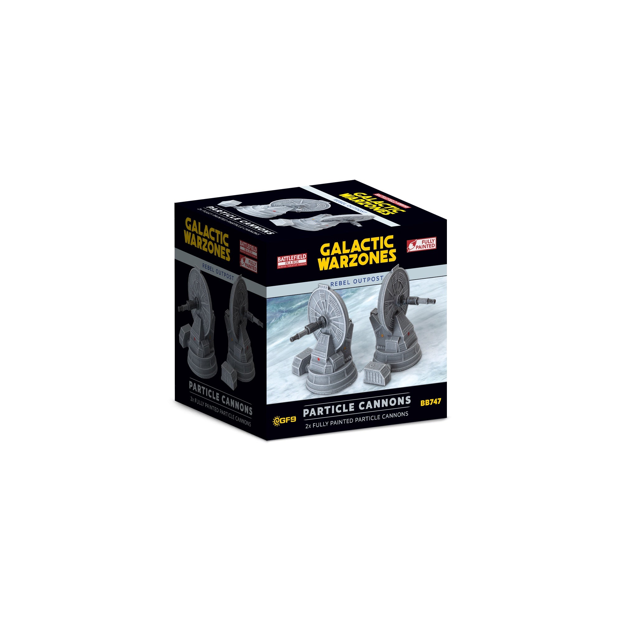 Battlefield in a Box Galactic Warzones Rebel Outpost Particle Cannons (x2)
