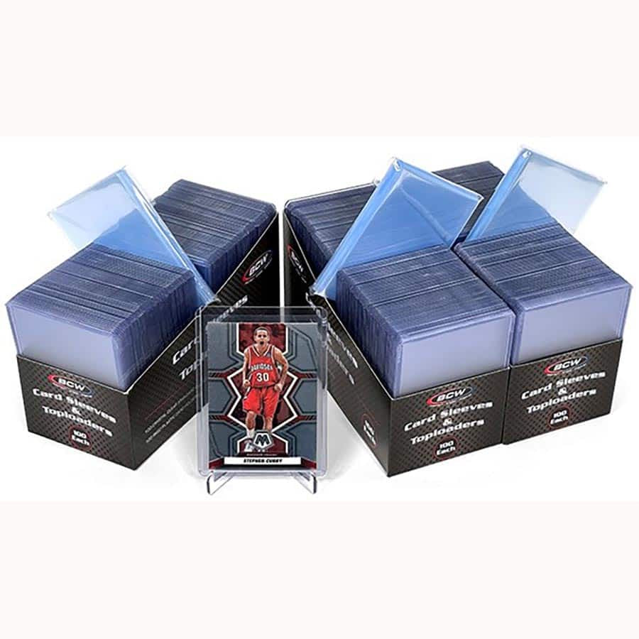 BCW Toploaders w/Card Sleeves (100)