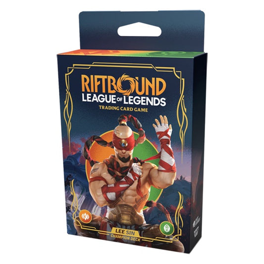 Riftbound League of Legends TCG Set 01 Origins Champion Deck Lee Sin