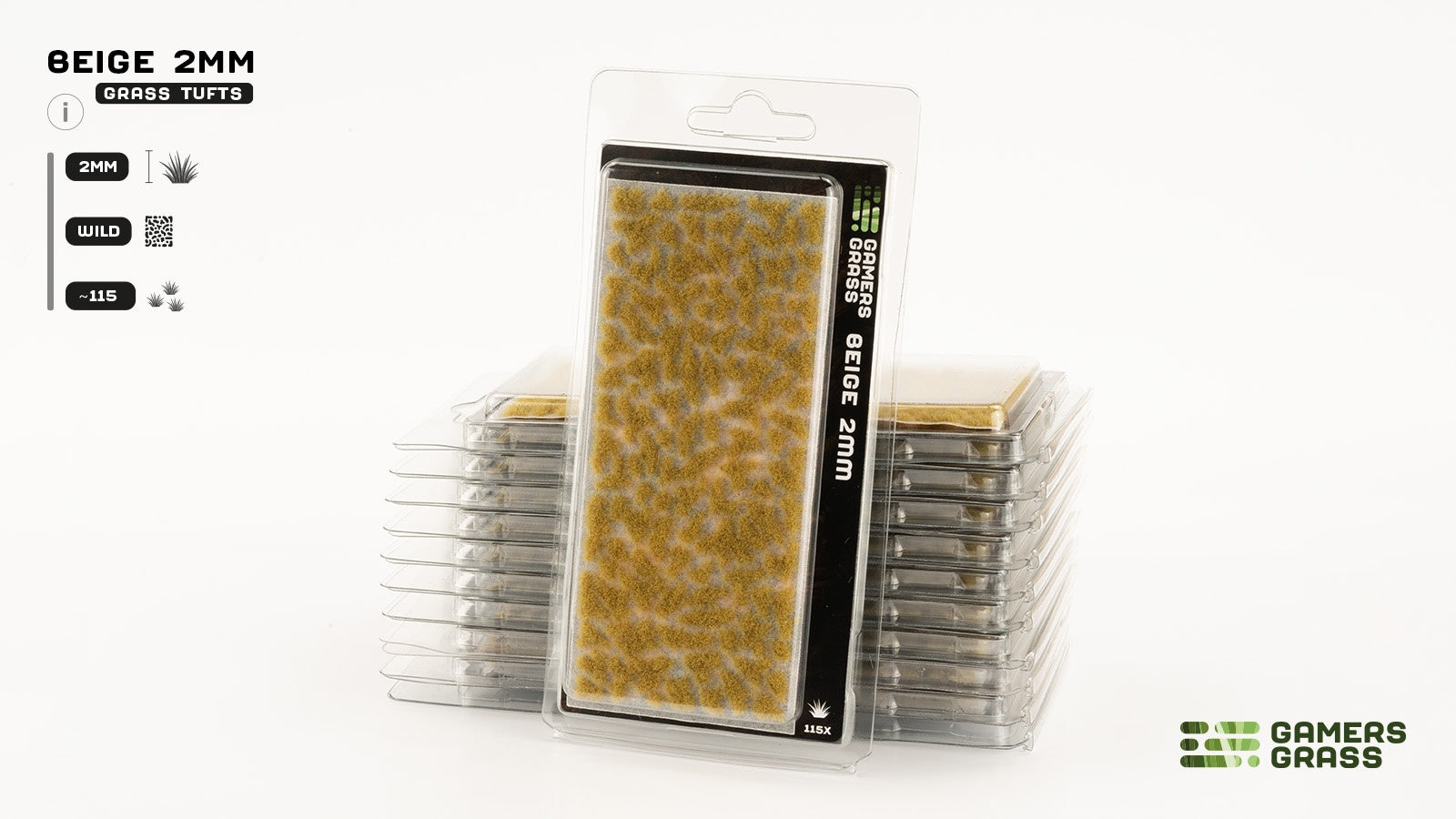 Gamers Grass Tufts Beige (2mm Wild)