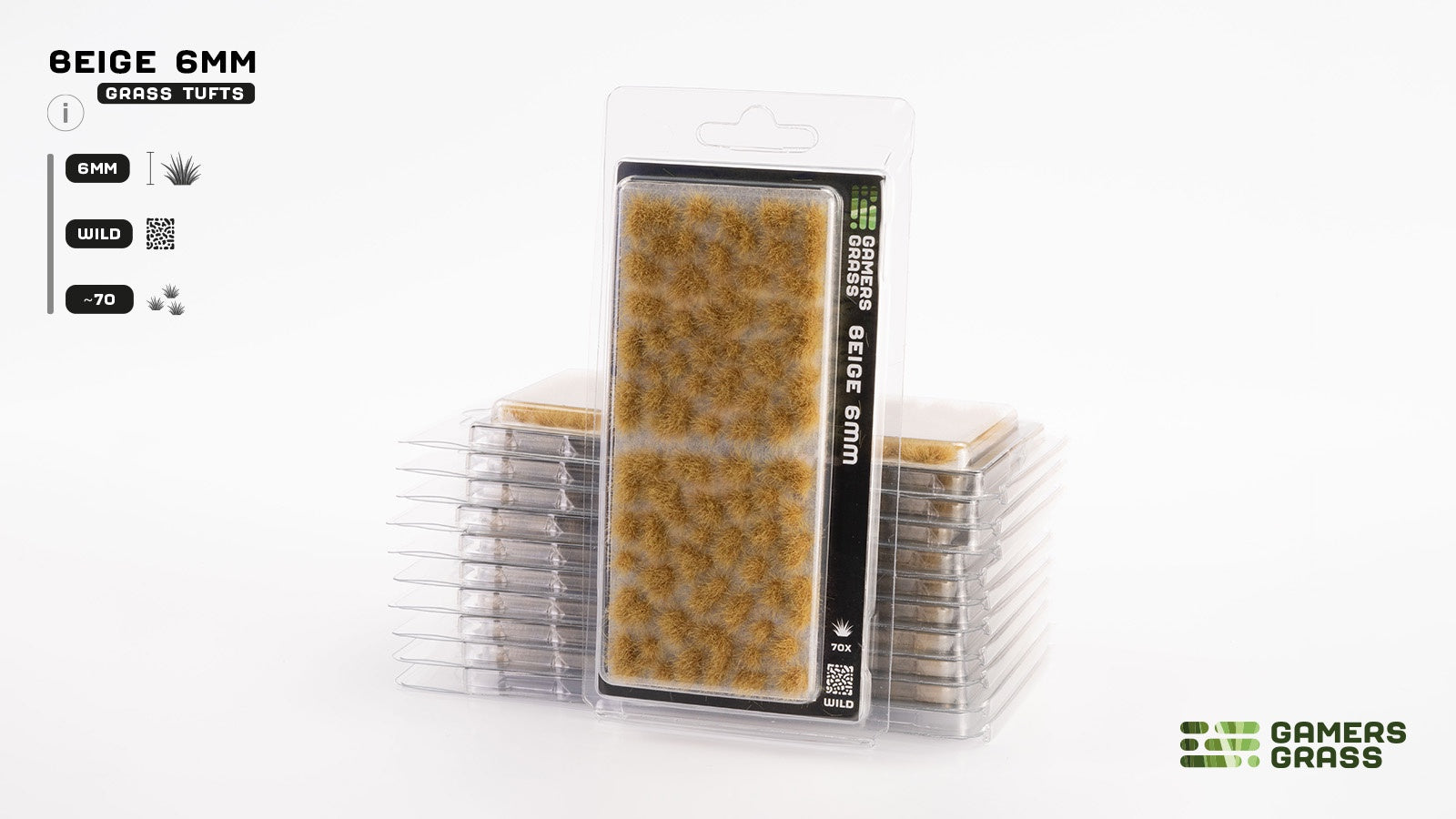 Gamers Grass Tufts Beige (6mm Wild)