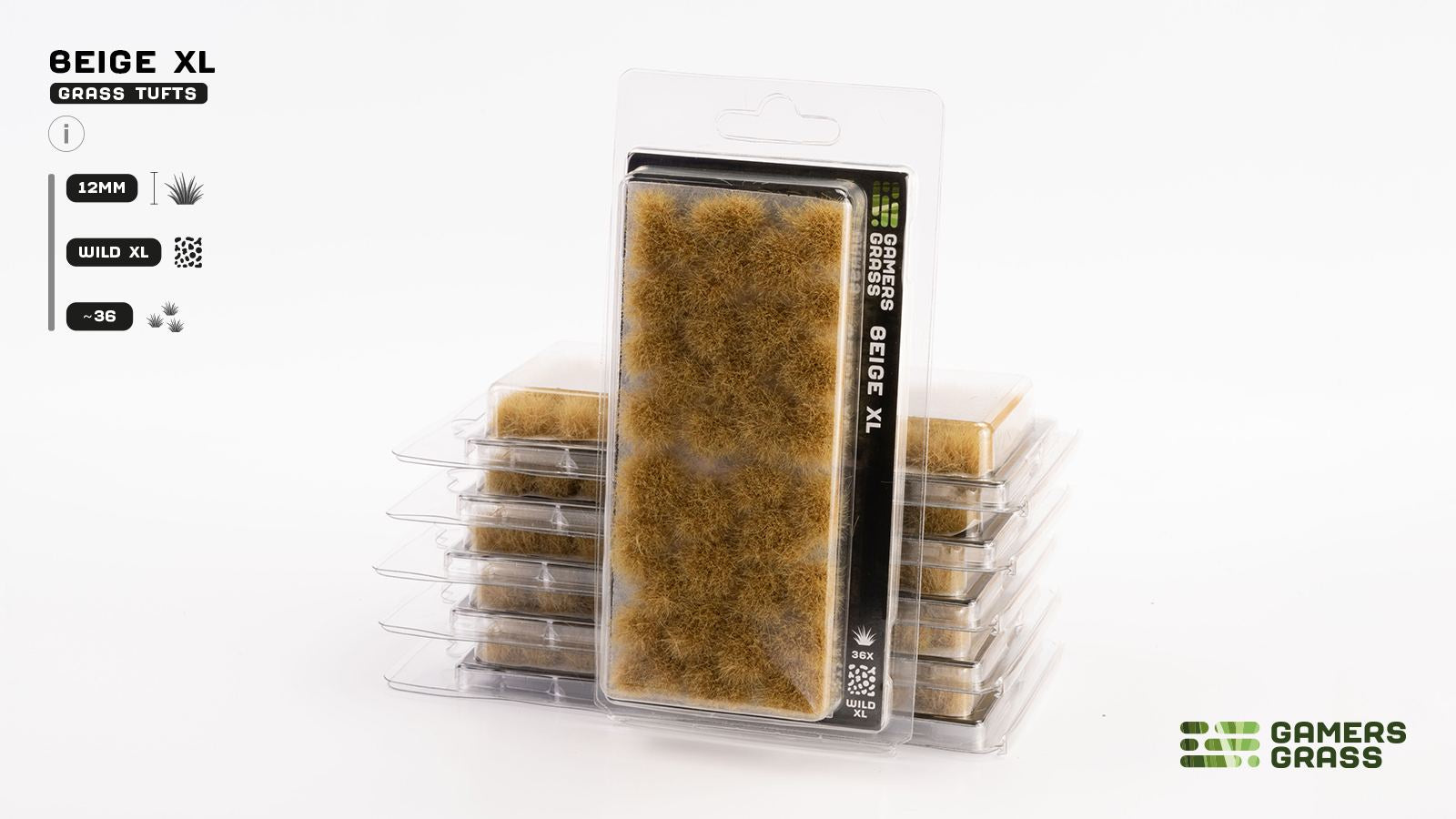 Gamers Grass Tufts Beige XL (12mm Wild XL)