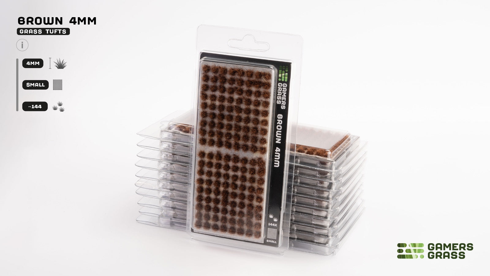 Gamers Grass Tufts Brown (4mm Small)