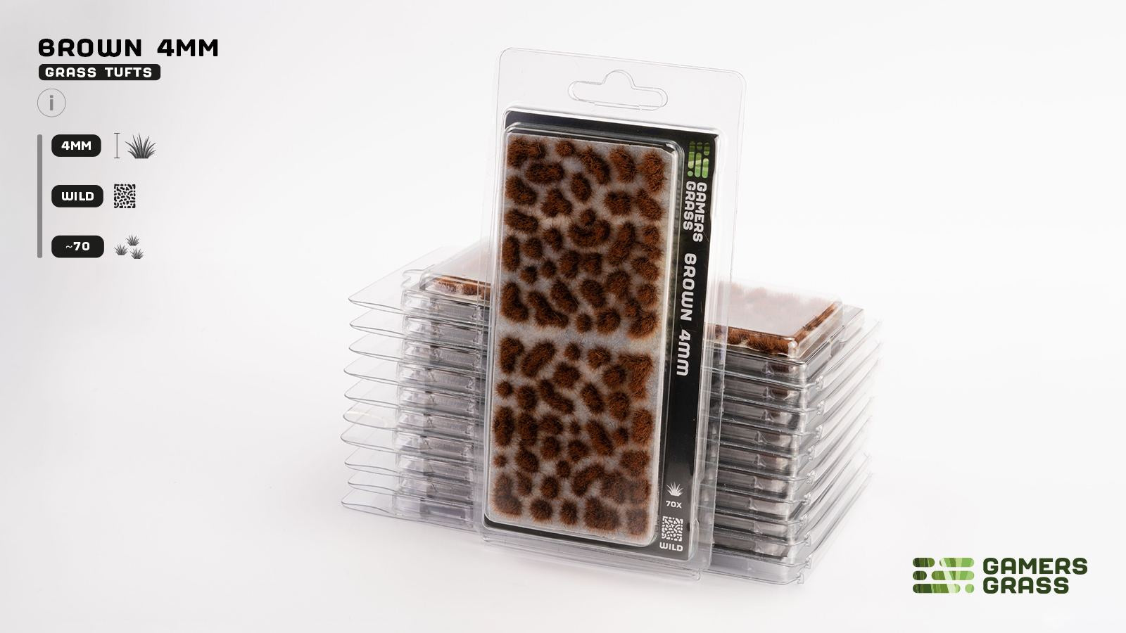 Gamers Grass Tufts Brown (4mm Wild)