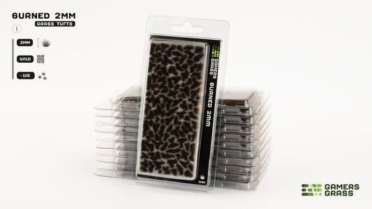 Gamers Grass Tufts Burned (2mm Wild)