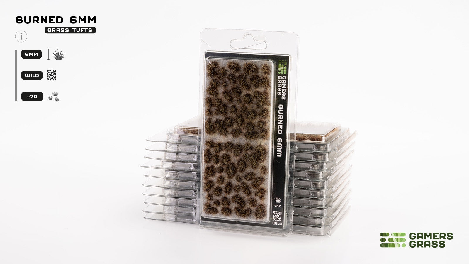 Gamers Grass Tufts Burned Tufts (6mm Wild)