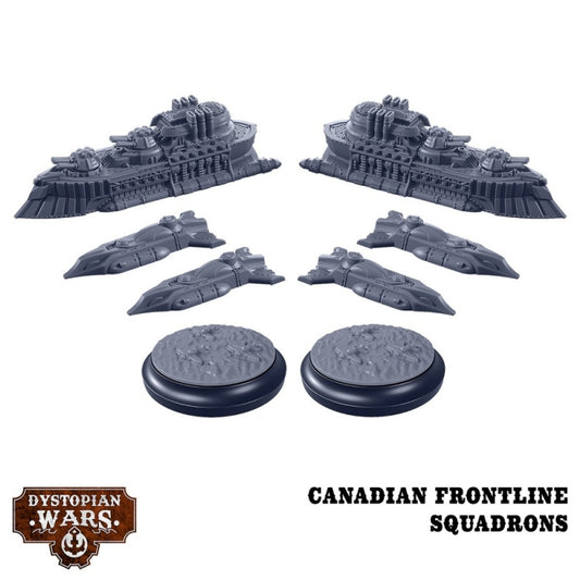 Dystopian Wars The Crown Inviolate Canadian Frontline Squadrons