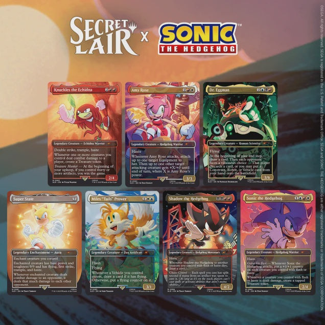 Magic the Gathering Secret Lair Drop x Sonic the Hedgehog (Non-Foil)