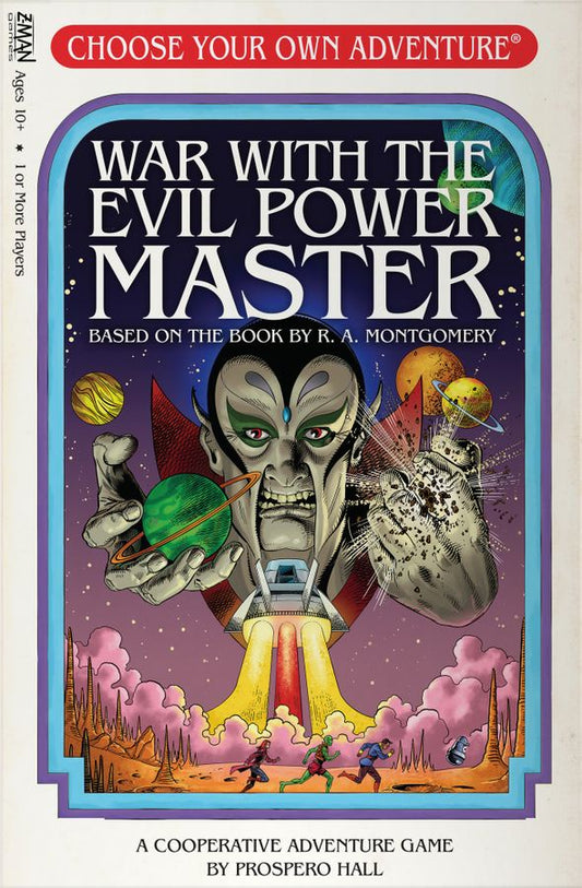 Choose Your Own Adventure Board Game War with the Evil Power Master
