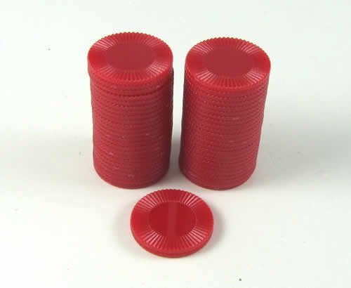 Koplow Poker Chips Mini Red 50ct
