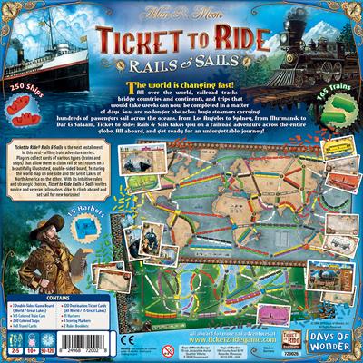 Ticket to Ride Rails and Sails