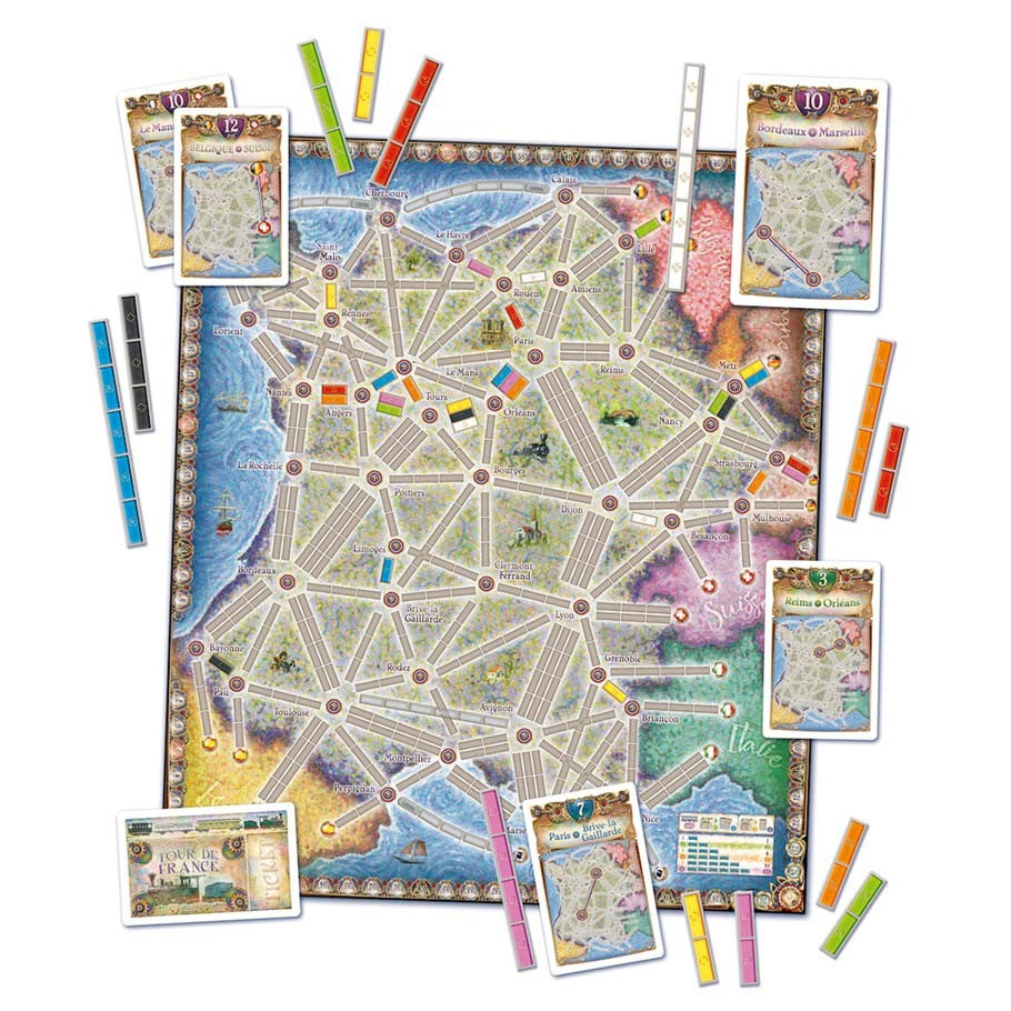 Ticket to Ride Map Collection Vol 06 France and The Old West