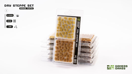 Gamers Grass Tufts Set Dry Steppe