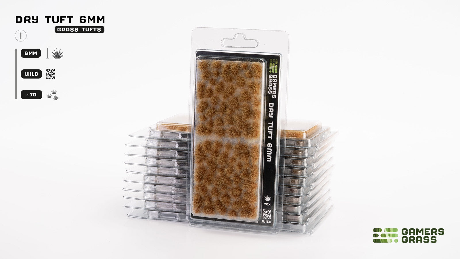 Gamers Grass Tufts Dry Tuft (6mm Wild)