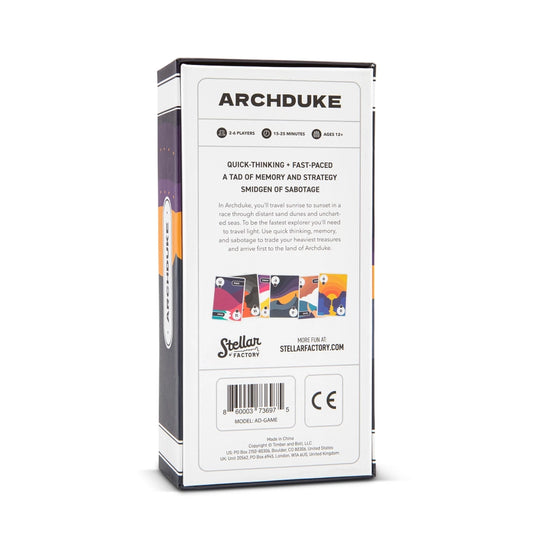 Archduke A Card Game of Strategy, Memory, and Sabotage