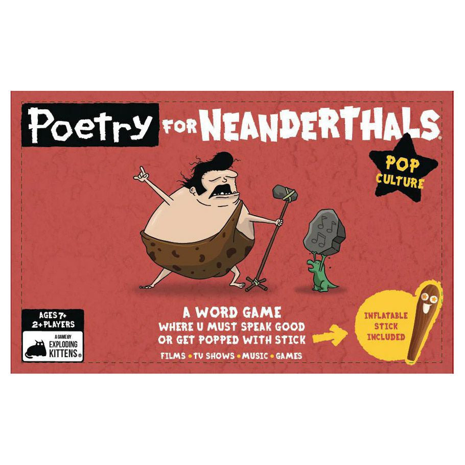 Poetry for Neanderthals Pop Culture Edition