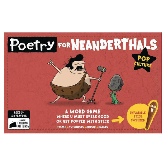 Poetry for Neanderthals Pop Culture Edition