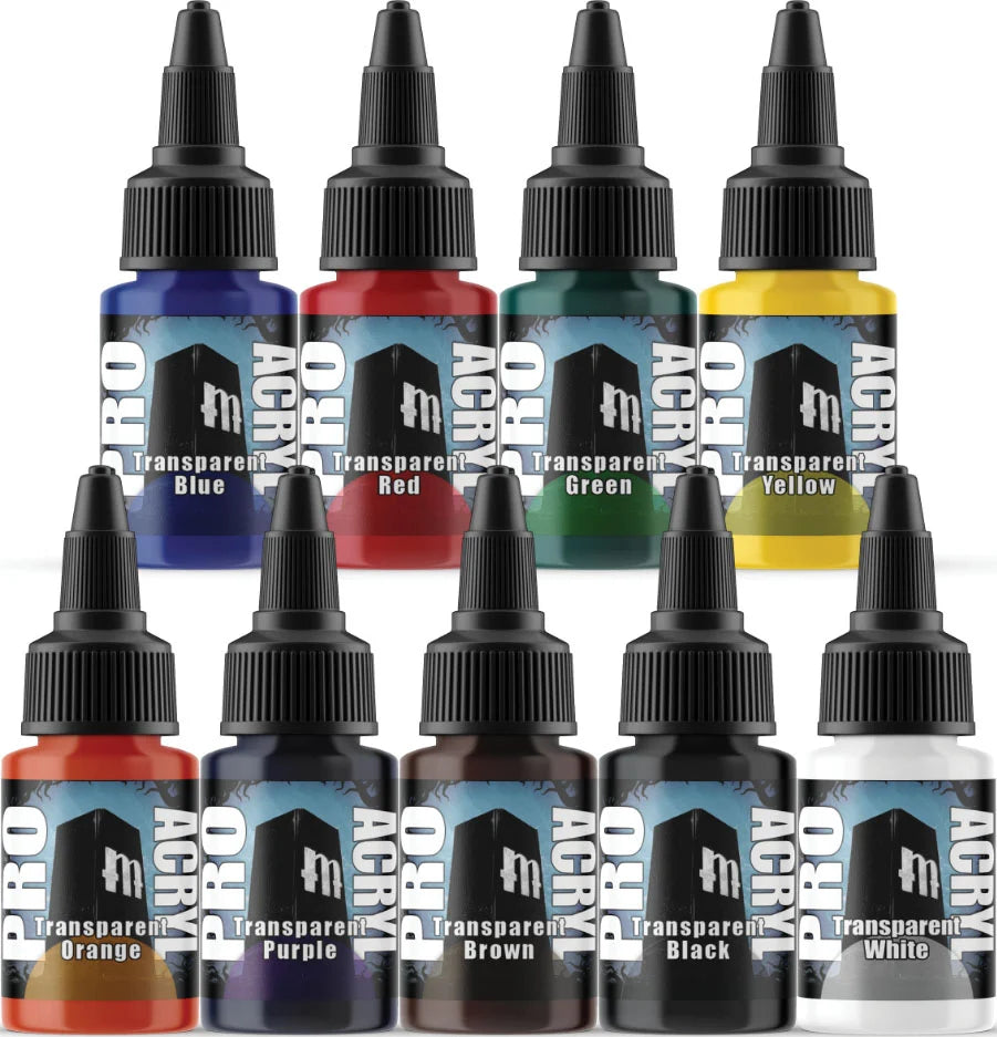 PRO Acryl Paint Set Expansion 02 Transparents