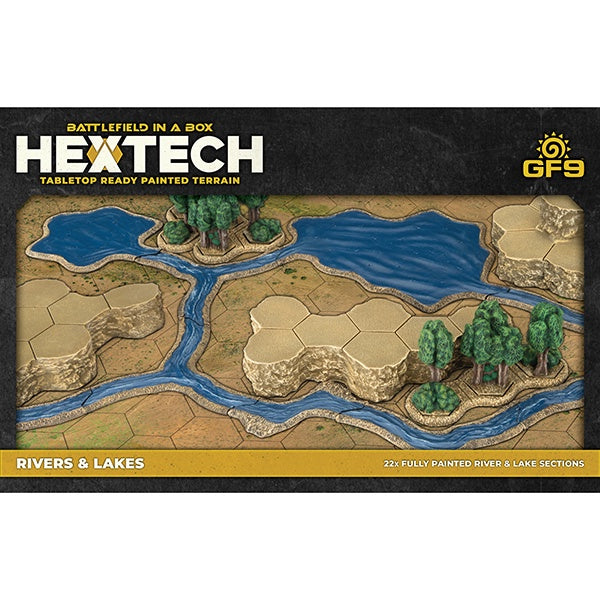 Battlefield in a Box Hextech Terrain Rivers and Lakes (Epic Scale)