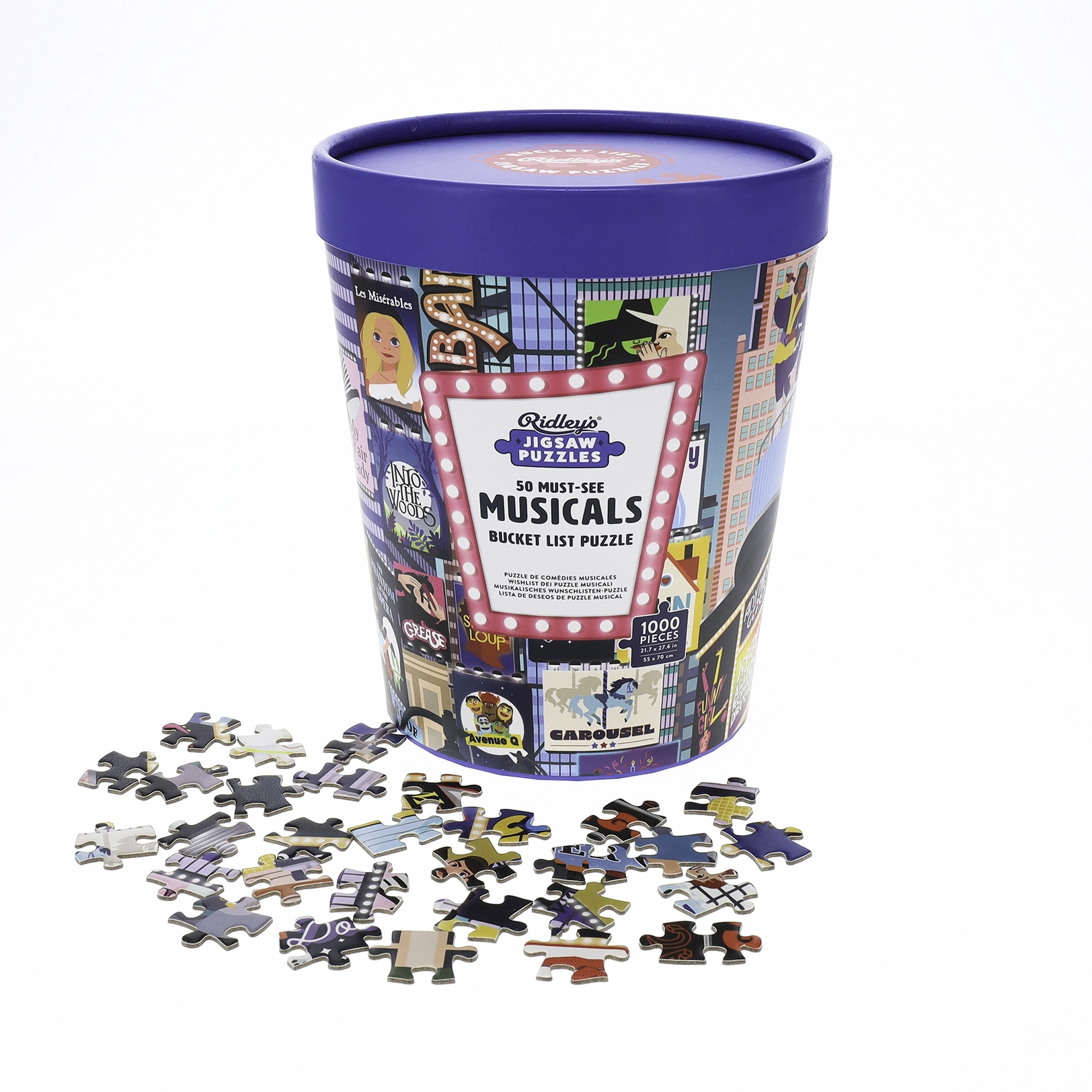 Puzzles 1000 50 Must See Musicals Bucket List