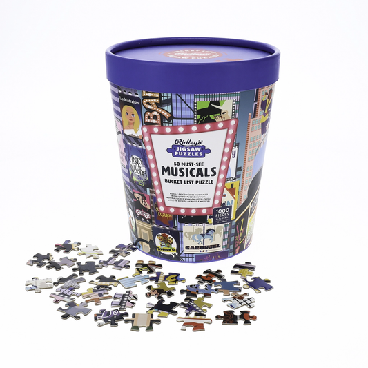 Puzzles 1000 50 Must See Musicals Bucket List