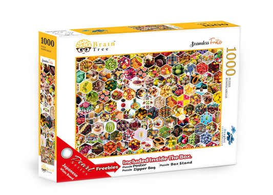 Jigsaw Puzzle 1000 Seamless Fruits