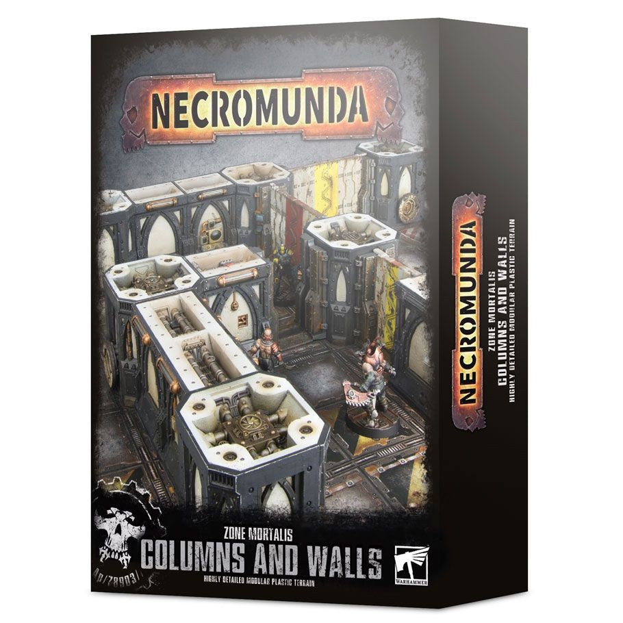 Necromunda Terrain Zone Mortalis Columns and Walls