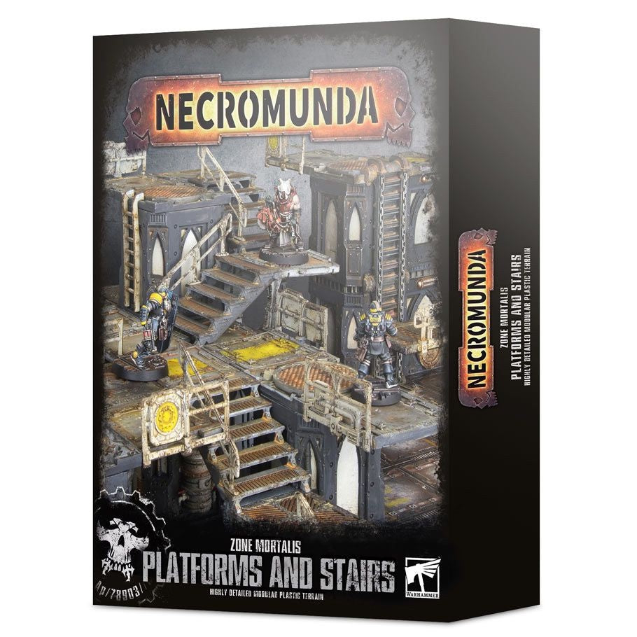 Necromunda Terrain Zone Mortalis Platforms and Stairs