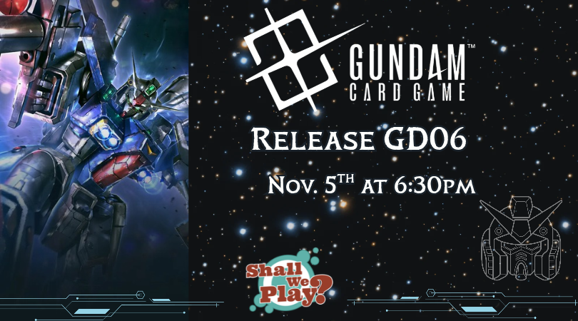 November 5th Gundam Card Game Stardust Trails (GD06) Release @SWP