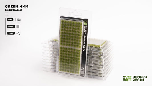 Gamers Grass Tufts Green (4mm Small)