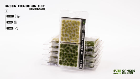 Gamers Grass Tufts Set Green Meadow