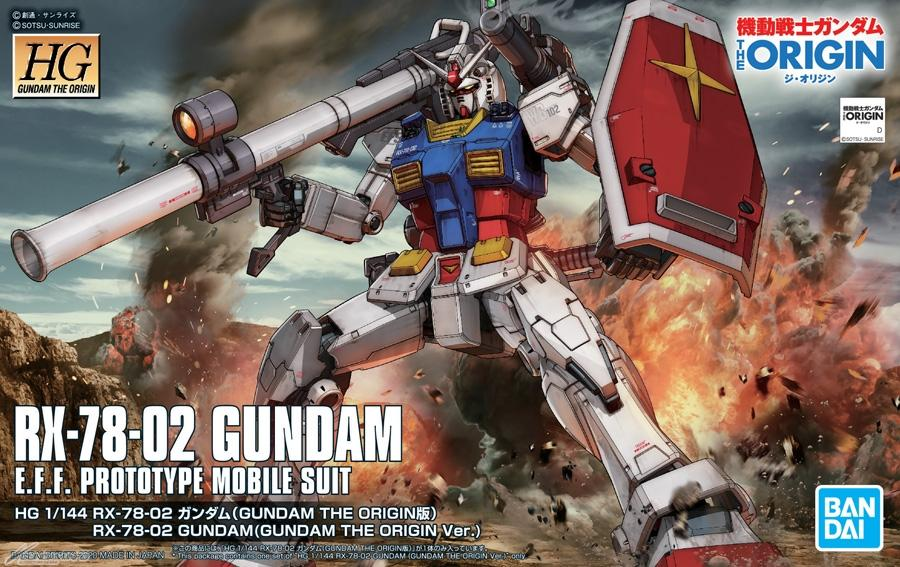 Gunpla Mobile Suit Gundam High Grade The Origin RX-78-02 (Gundam The Origin Ver.) (HG 1/144)