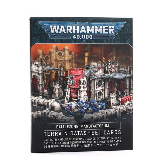 Warhammer 40K Ways to Play Terrain Datasheet Cards Battlezone Manufactorum