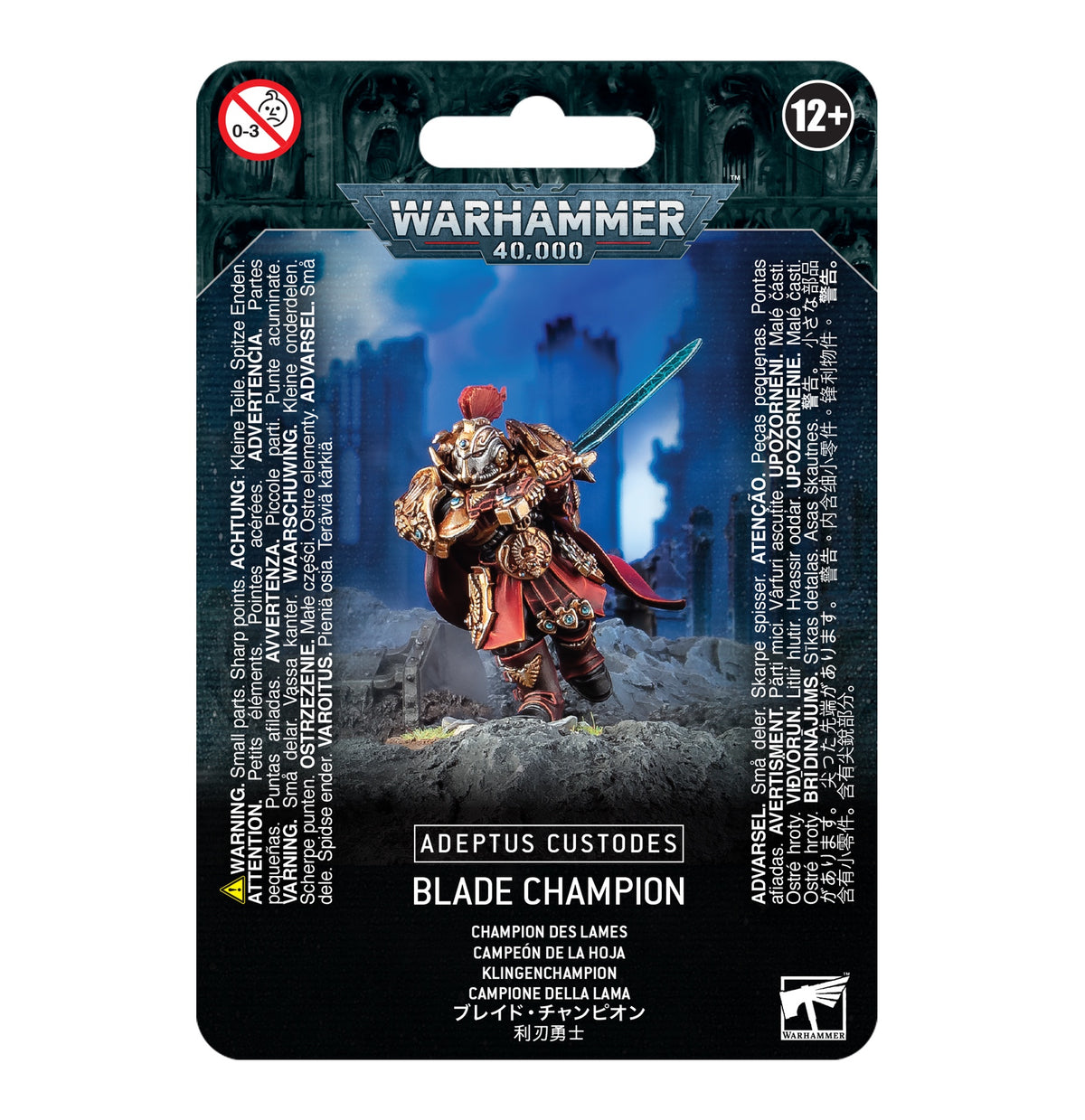 Warhammer 40K Adeptus Custodes Blade Champion