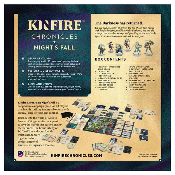 Kinfire Chronicles Night's Fall
