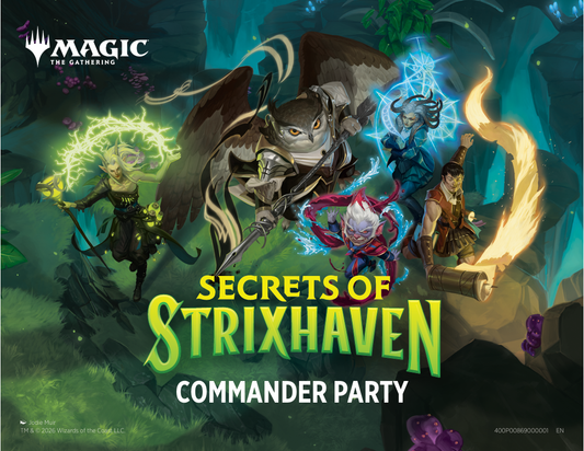 May 1st Magic the Gathering Secrets of Strixhaven Commander Party @ Shall We Play?