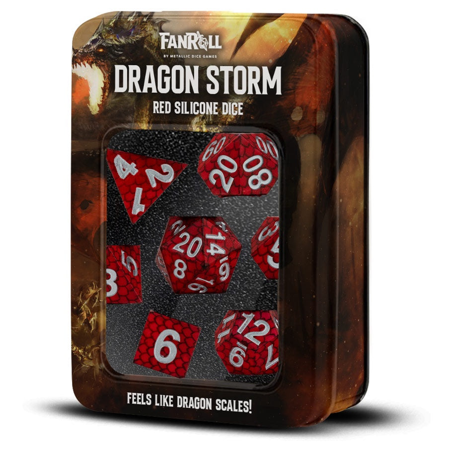 Fanroll Dragon Storm Dice Set Silicone