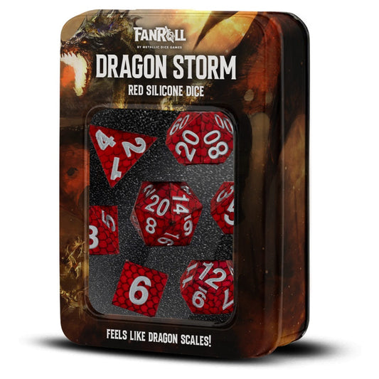 Fanroll Dragon Storm Dice Set Silicone