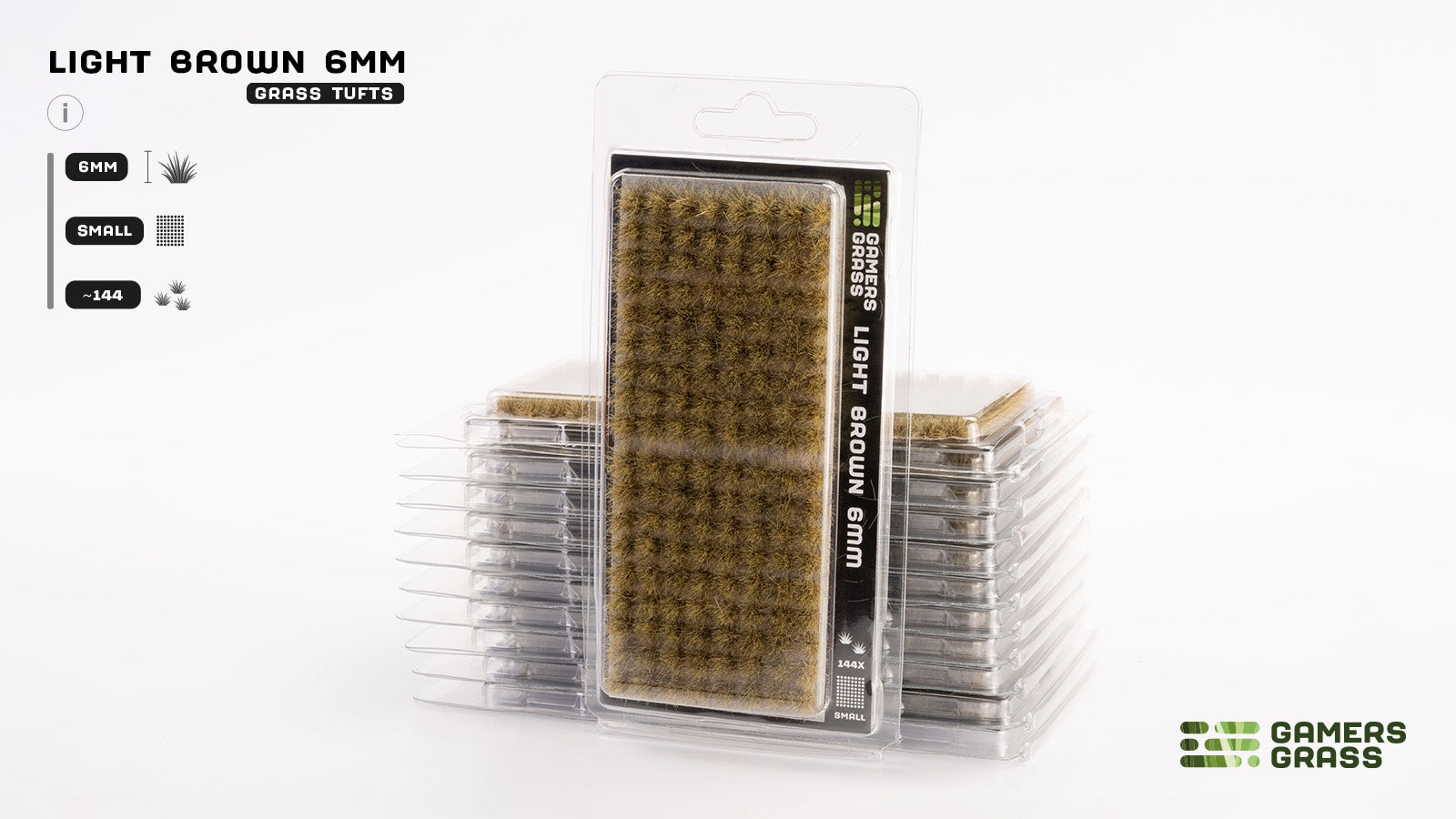 Gamers Grass Tufts Light Brown (6mm Small)
